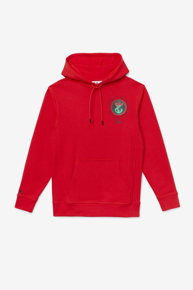 Fila Hoodie Womens Red - Hunt - Philippines 0564921-OA